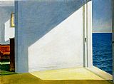 Edward Hopper Rooms by the sea painting